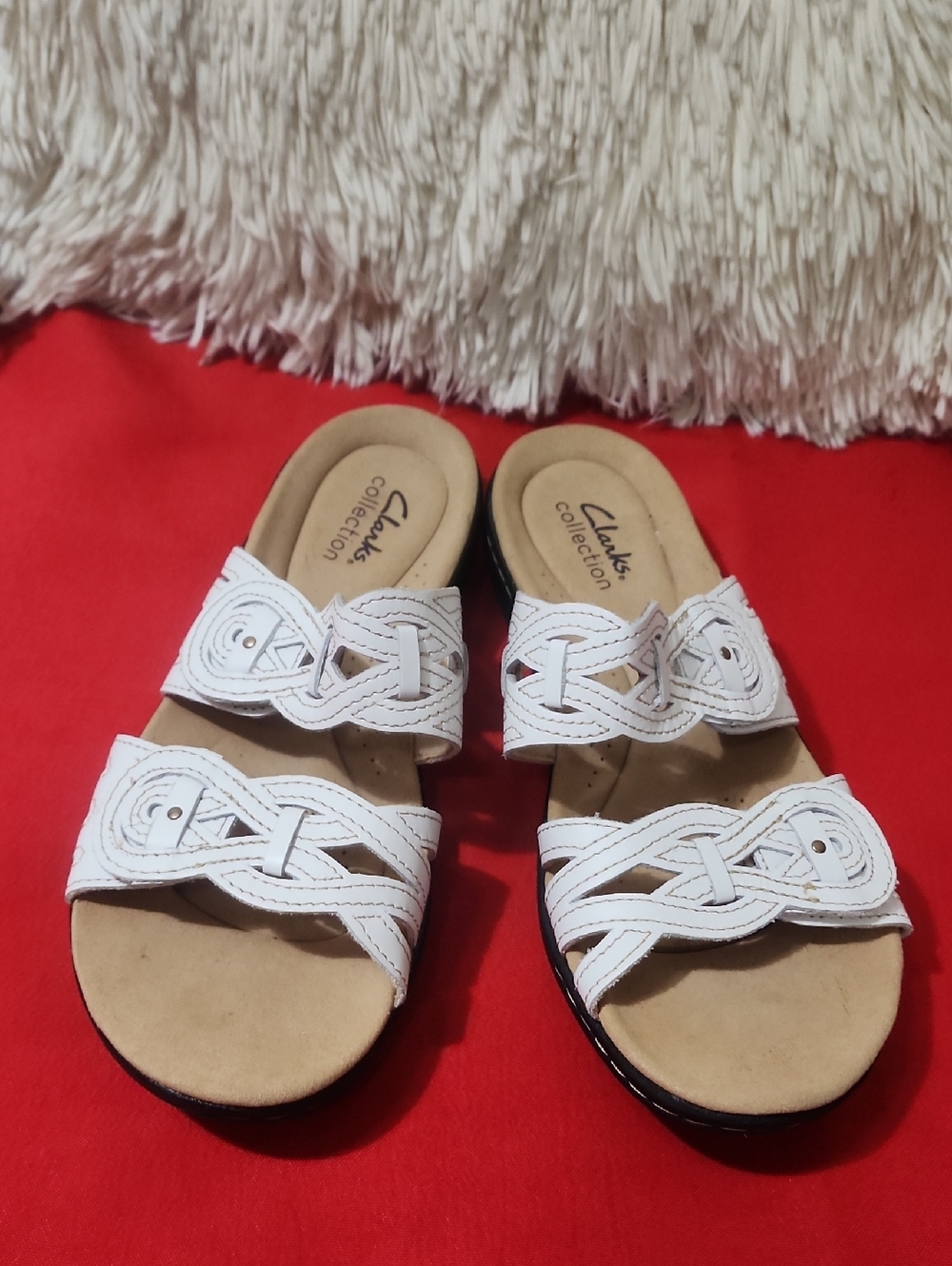 Women's Clarks, Laurieann Dusk White Sandals